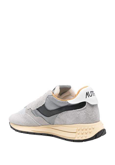 AUTRY Sneakers Reelwind In Suede Sand e Nylon Riflettente - AUTRY Vendita