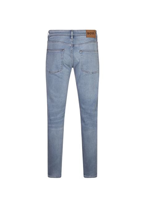 BOSS Jeans Slim Fit In Denim Comfort-Stretch Fresh-Blue - BOSS Fino Al -60%