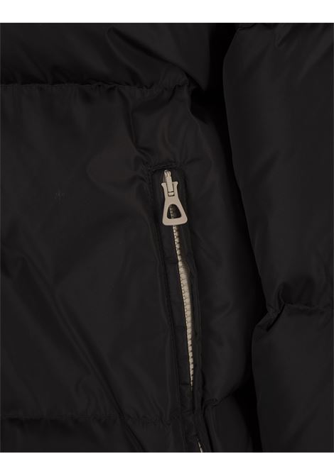 PALM ANGELS Piumino Nero Con Logo a Contrasto - PALM ANGELS Sottocosto