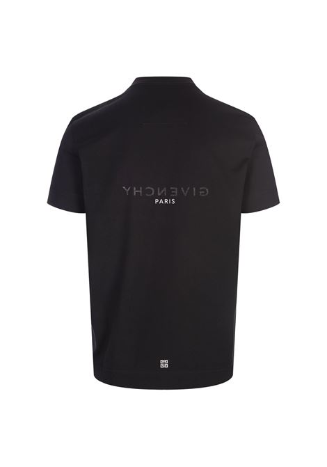 GIVENCHY T-Shirt Slim Fit GIVENCHY Reverse Nera - GIVENCHY Sconto