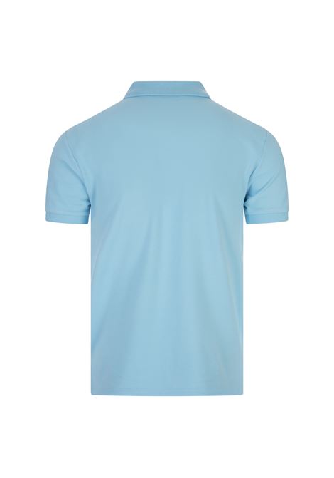 RALPH LAUREN Polo in Piquet Slim-Fit Turchese e Rosa - RALPH LAUREN Offerte