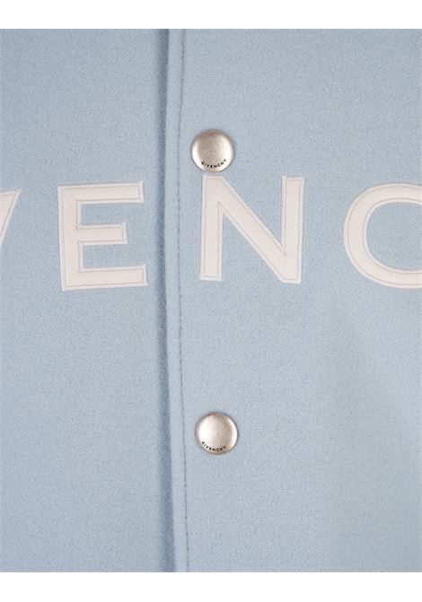 GIVENCHY Bomber GIVENCHY Bianco e Azzurro In Lana e Pelle - GIVENCHY I Più Venduti