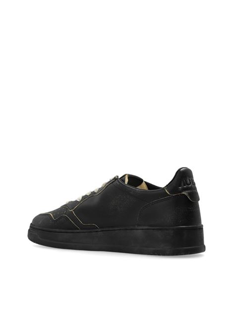 AUTRY Sneakers Medalist Low Super Vintage In Pelle Nera - AUTRY Negozio