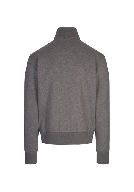 GIVENCHY Giacca Sportiva In Tessuto Garzato Grigio Con Dettaglio 4G - GIVENCHY In Saldo