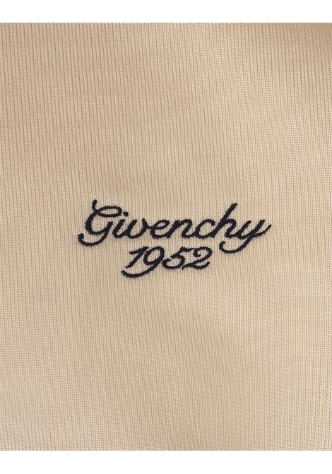 GIVENCHY Giacca Sportiva In Tessuto Garzato Avorio Con Dettaglio 4G - GIVENCHY Nuova