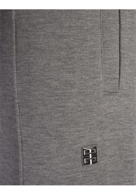 GIVENCHY Pantaloni Da Jogging Grigi Con Logo 4G In Metallo - GIVENCHY Saldi Di Fabbrica