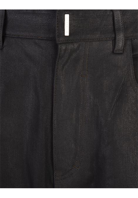 GIVENCHY Pantaloni Dritti Neri Con Applicazione - GIVENCHY Vendite Flash
