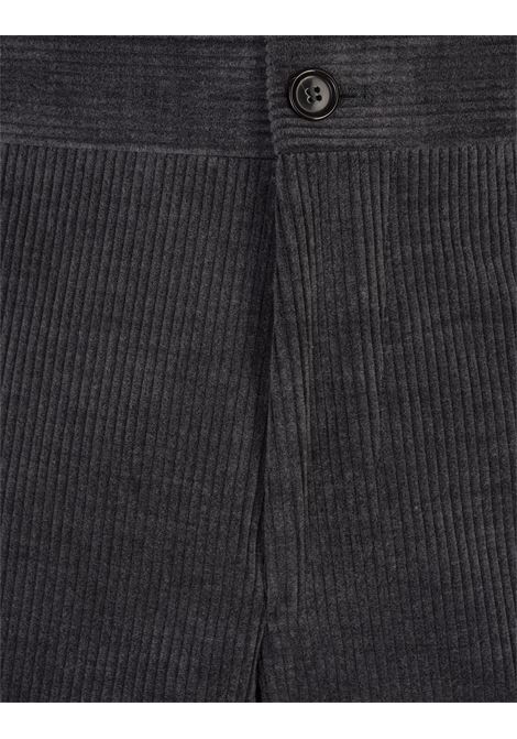 BOSS Pantaloni Cargo In Velluto a Coste Antracite - BOSS In Saldo
