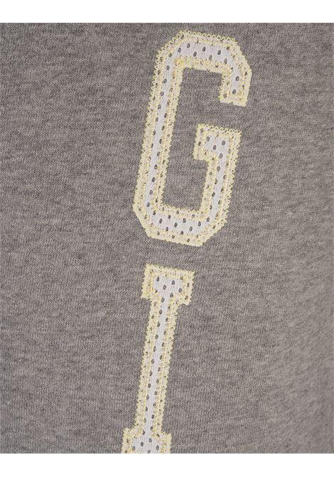 GIVENCHY Bermuda Grigio Chiaro Melange Con Patch Logo - GIVENCHY Nuovo