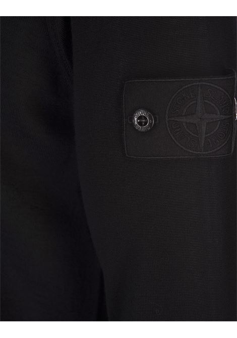 STONE ISLAND Maglione Girocollo In Lana Vergine Nera - STONE ISLAND Vendita