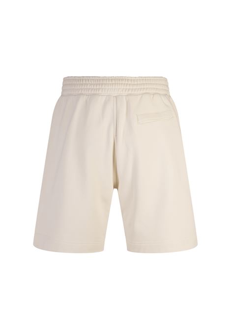 GIVENCHY Bermuda Avorio Con Logo 4G Bicolore - GIVENCHY Spedizione Gratuita
