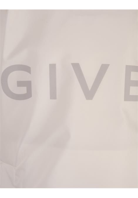 GIVENCHY Giacca a Vento In Tessuto Tecnico Off White - GIVENCHY Soddisfazione Garantita
