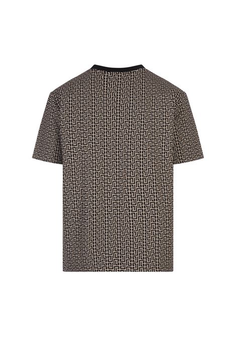 BALMAIN T-Shirt Monogram Con Etichetta Pierre Balmain - BALMAIN Hotsell