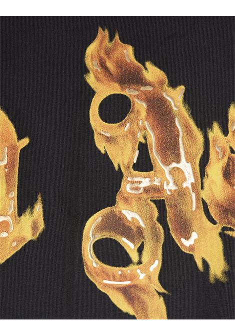 PALM ANGELS T-Shirt Burning Palm Nera - PALM ANGELS Acquista Ora