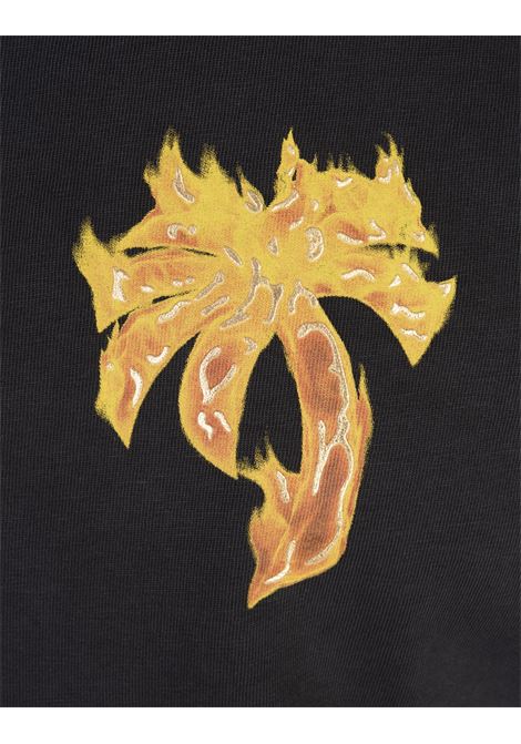 PALM ANGELS T-Shirt Burning Palm Nera - PALM ANGELS Acquista Ora