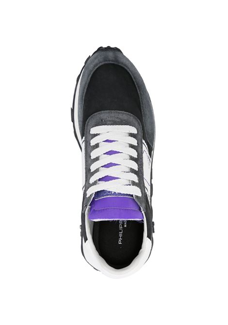 PHILIPPE MODEL Sneakers Running Tour Nere e Violetto - PHILIPPE MODEL Affare Del Giorno