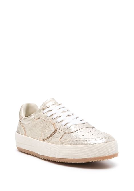 PHILIPPE MODEL Sneakers Nice Metallizzate Oro - PHILIPPE MODEL Sottocosto