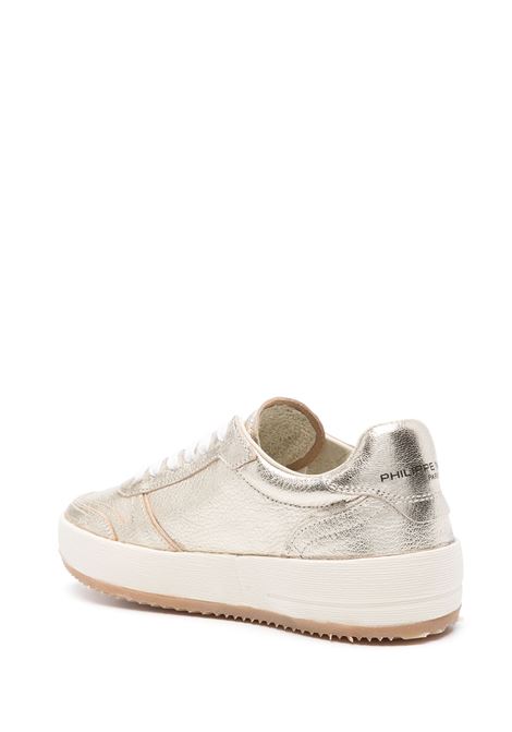 PHILIPPE MODEL Sneakers Nice Metallizzate Oro - PHILIPPE MODEL Sottocosto