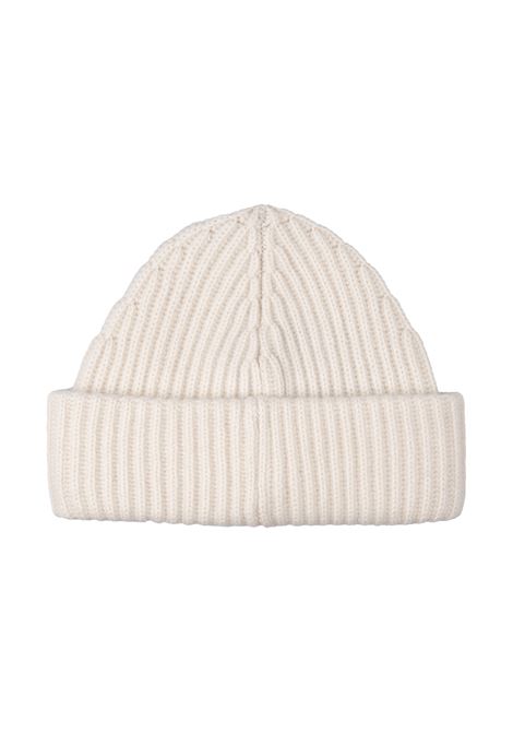 RALPH LAUREN Berretto Bianco In Lana e Cashmere Con Pony Ricamato - RALPH LAUREN 2025