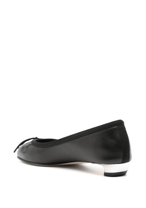 ALEXANDER MCQUEEN Ballerine Armadillo In Nero Oro e Argento - ALEXANDER MCQUEEN Spedizione Gratuita