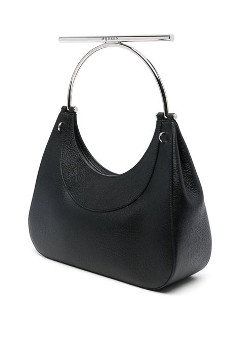 ALEXANDER MCQUEEN Borsa T-Bar Nera - ALEXANDER MCQUEEN Consegna Veloce