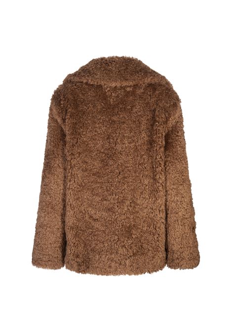 STELLA MCCARTNEY Cappotto In Teddy Cammello - STELLA MCCARTNEY Offerta