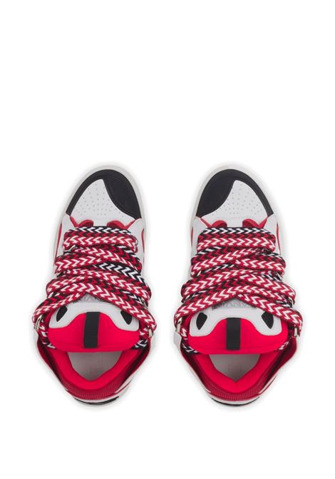 LANVIN Sneakers Curb Nere Fucsia e Bianche - LANVIN Vendita Calda