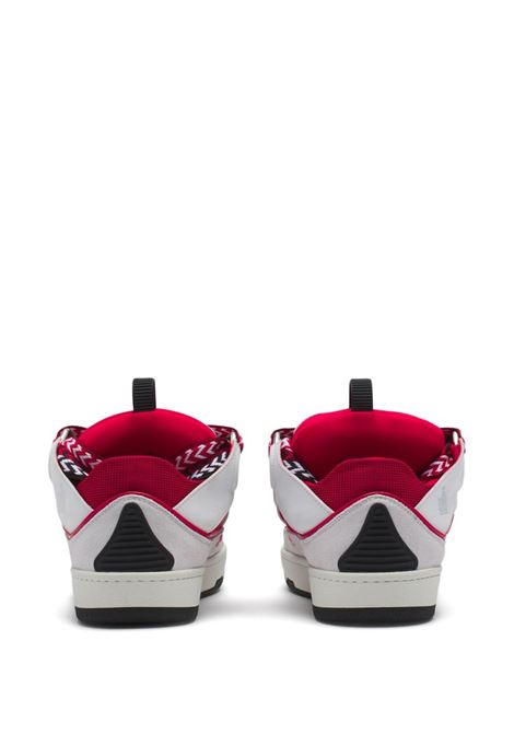 LANVIN Sneakers Curb Nere Fucsia e Bianche - LANVIN Vendita Calda