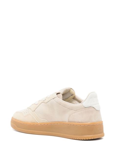 AUTRY Sneakers Medalist Low Super Vintage In Pelle Scamosciata Beige - AUTRY Discount Store per i nuovi prodotti