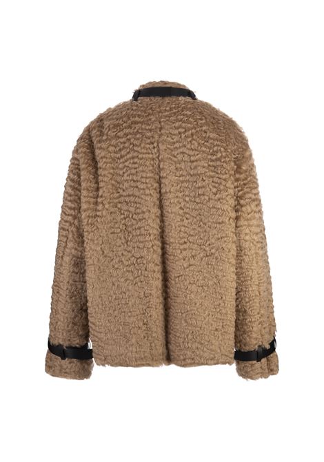 JIL SANDER Cappotto Corto In Mohair Gold Earth - JIL SANDER In Saldo