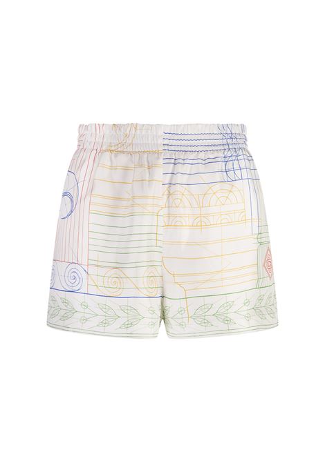 CASABLANCA Shorts In Seta Tennis Play in Progress - CASABLANCA 2025