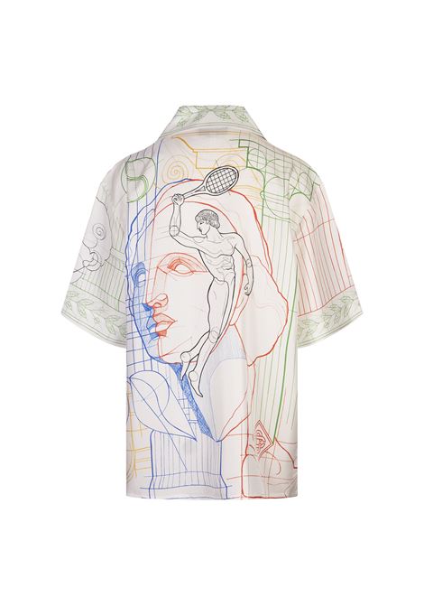 CASABLANCA Camicia In Seta Tennis Play in Progress - CASABLANCA In Linea