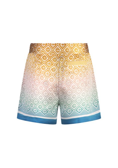 CASABLANCA Shorts In Seta Gradient Monogram - CASABLANCA Vendita