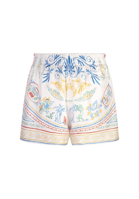 CASABLANCA Shorts In Seta Crayon Vase - CASABLANCA Pezzi Unici