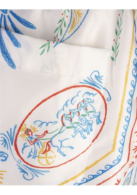CASABLANCA Shorts In Seta Crayon Vase - CASABLANCA Pezzi Unici