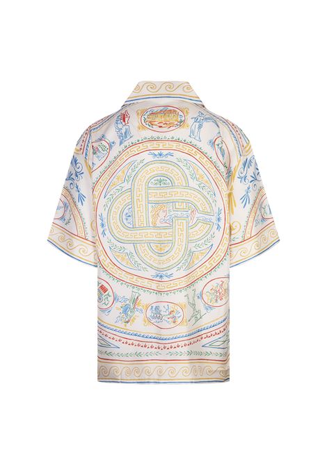 CASABLANCA Camicia In Seta Crayon Vase - CASABLANCA Consegna Veloce