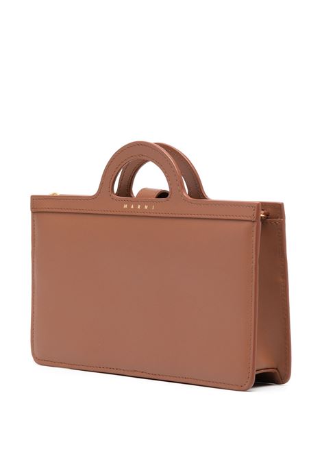 MARNI Portafoglio Tropicalia Lungo Marrone - MARNI Fino Al -60%