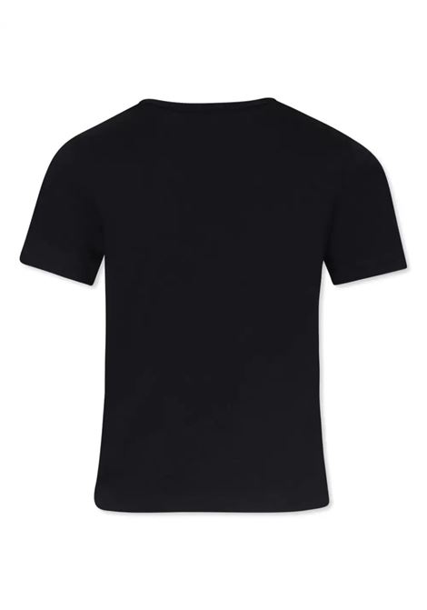 STELLA MCCARTNEY KIDS T-Shirt Nera Con Logo Grafico Multicolore - STELLA MCCARTNEY KIDS Shopping Online