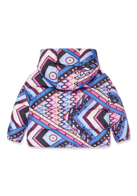 EMILIO PUCCI JUNIOR Piumino Con Stampa Vivara - EMILIO PUCCI JUNIOR Outlet