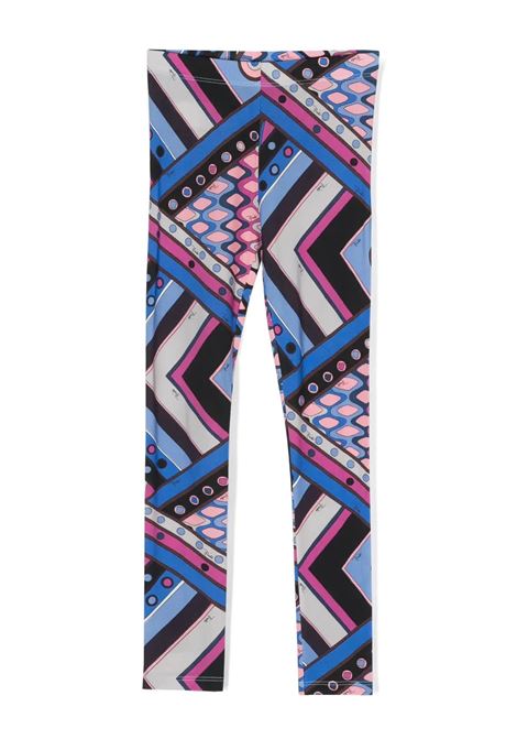 EMILIO PUCCI JUNIOR Leggings Con Stampa Vivara - EMILIO PUCCI JUNIOR I Più Venduti