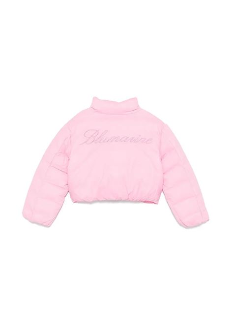 MISS BLUMARINE KIDS Giubbotto Rosa Con Logo Dietro - MISS BLUMARINE KIDS In Saldo
