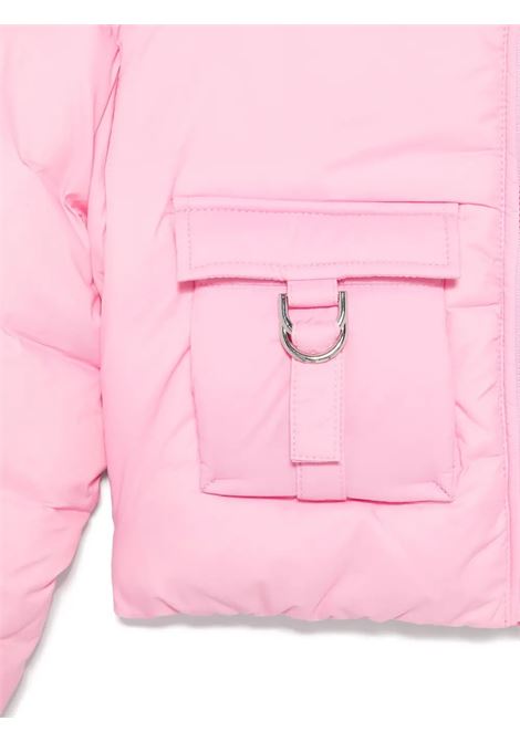MISS BLUMARINE KIDS Giubbotto Rosa Con Logo Dietro - MISS BLUMARINE KIDS In Saldo