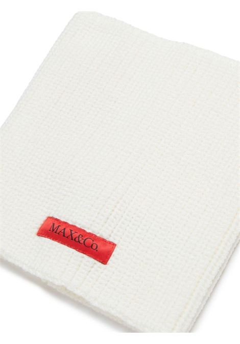 MAX&CO. KIDS Scaldacollo Bianco Con Etichetta Logo - MAX&CO. KIDS Spedizione gratuita