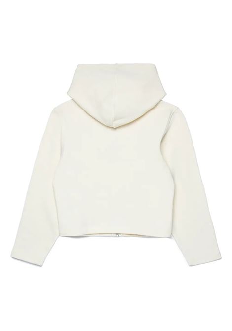 MAX&CO. KIDS Felpa Zip-Up Bianc Con Logo e Cappuccio - MAX&CO. KIDS Offerta esclusiva