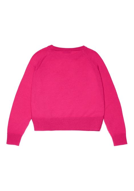 MAX&CO. KIDS Pullover In Lana Fucsia Con Cuore - MAX&CO. KIDS Offerta natalizia