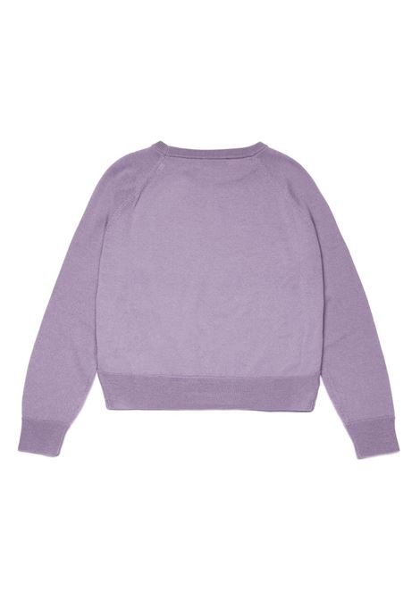 MAX&CO. KIDS Pullover In Lana Lilla Con Cuore - MAX&CO. KIDS Offerta Pasqua