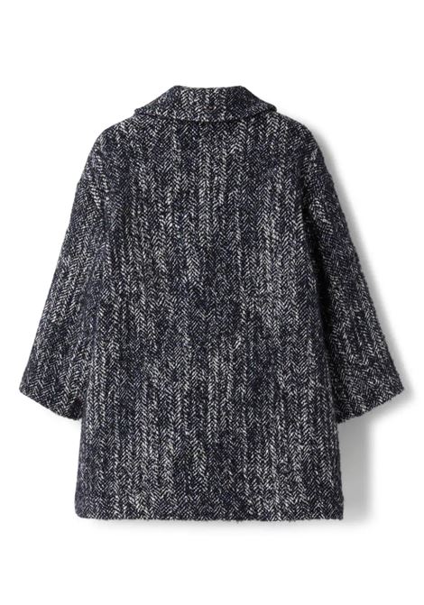 IL GUFO Cappotto In Tweed Blu - IL GUFO Lightning offer