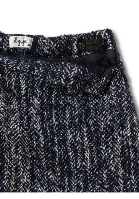 IL GUFO Gonna In Tweed Blu - IL GUFO Grandi sconti