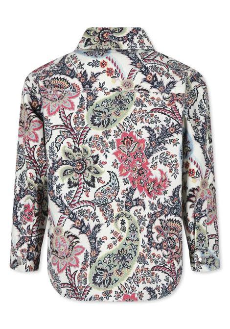 ETRO KIDS Giubbotto Outerwear Bianco Con Motivi Paisley - ETRO KIDS Offerte stagionali