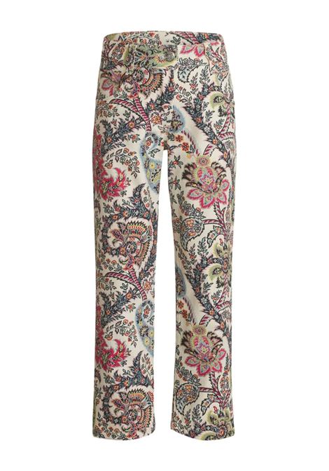 ETRO KIDS Jeans In Bull Con Motivi Paisley - ETRO KIDS Offerte giornaliere